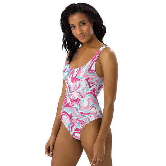 Pink Marble Swimsuit