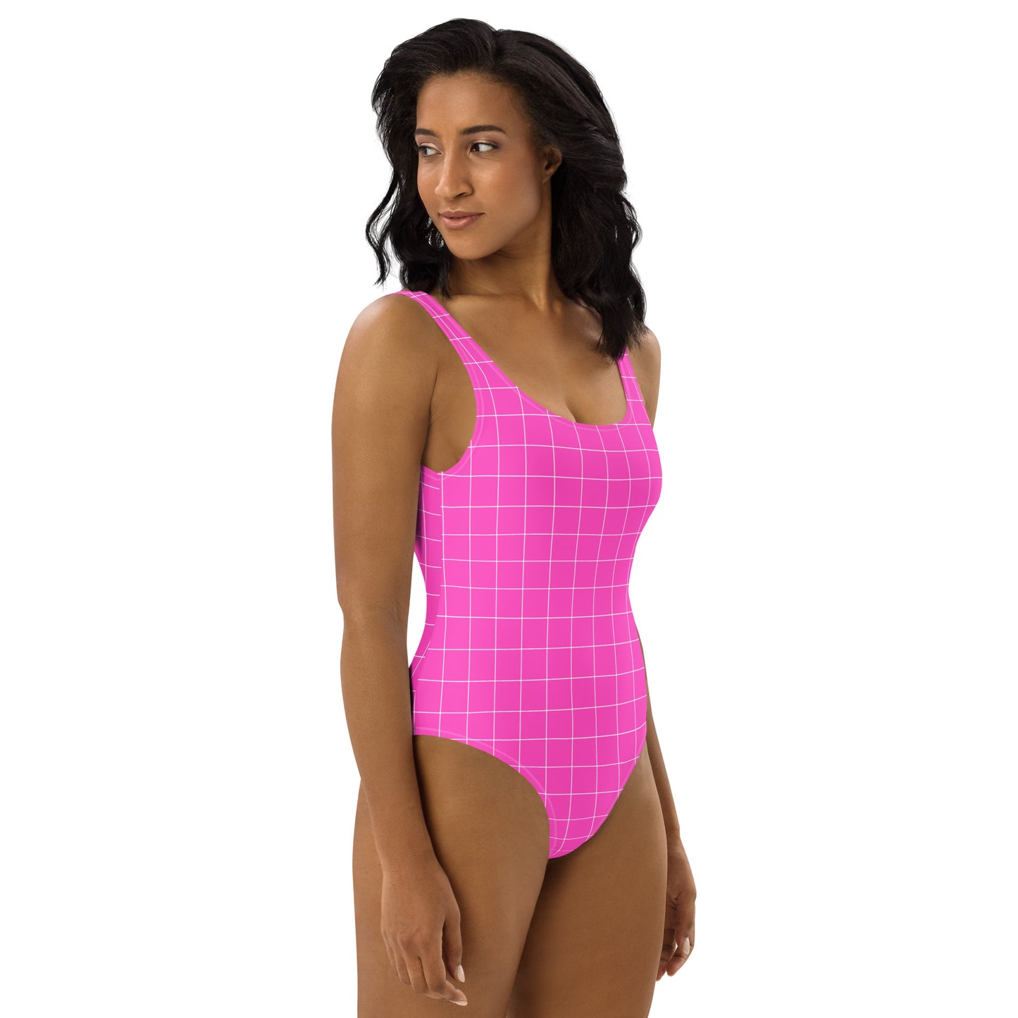 Retro Pink Swimsuit