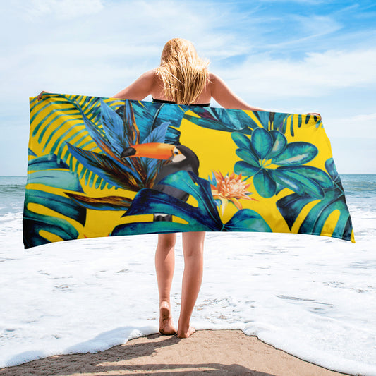 The Seedy Toucan Towel - Essentric Swimwear