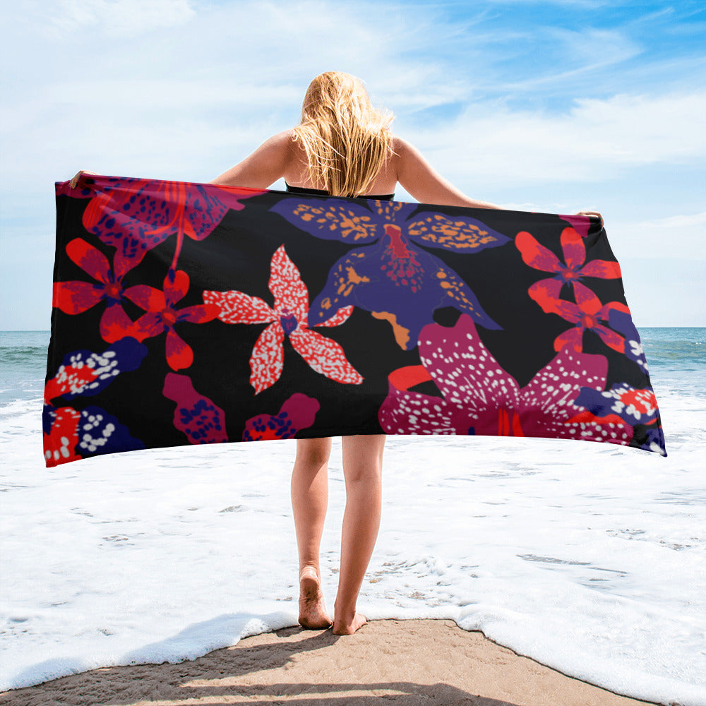 Hibiscus Dreams Towel - Essentric Swimwear