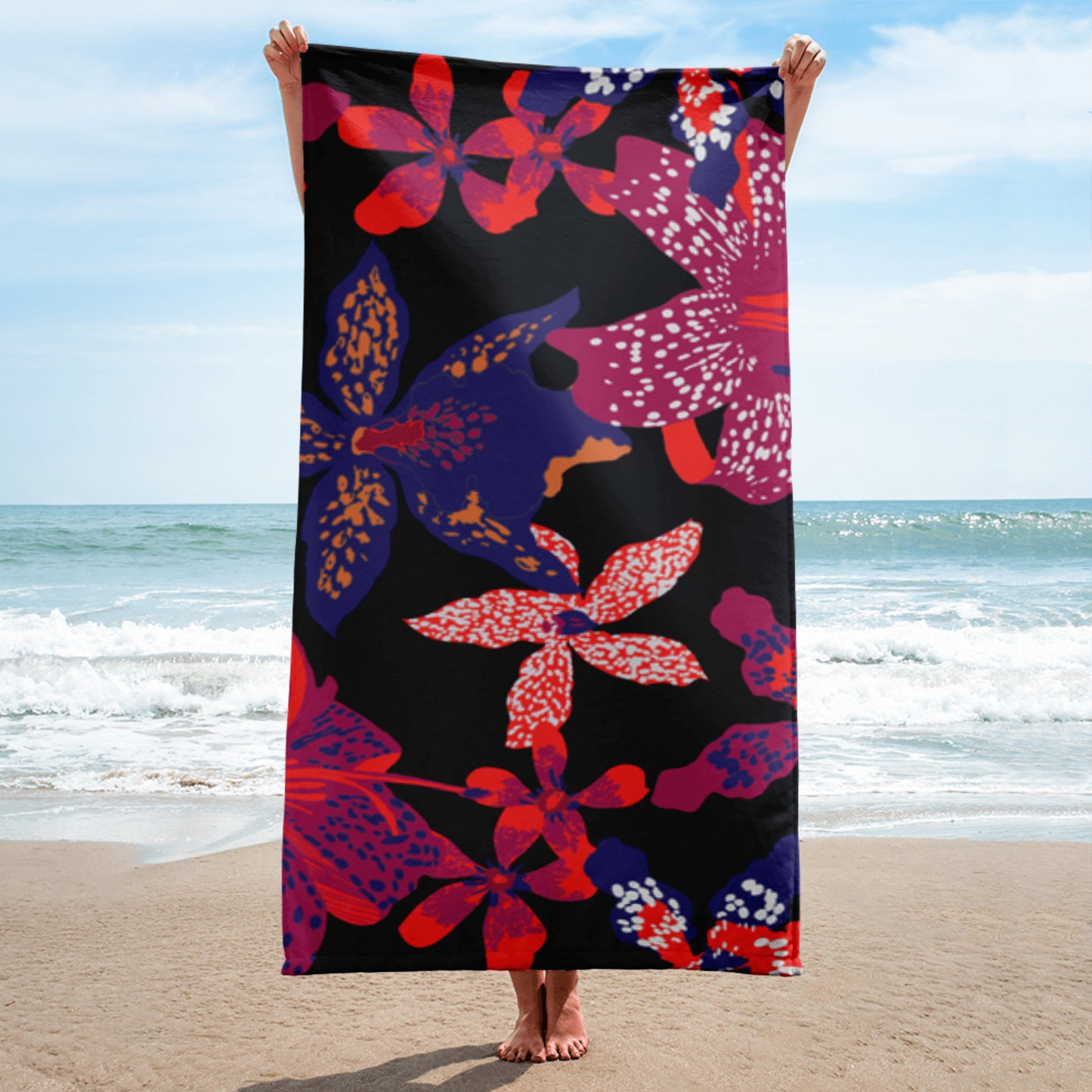 Hibiscus Dreams Towel - Essentric Swimwear